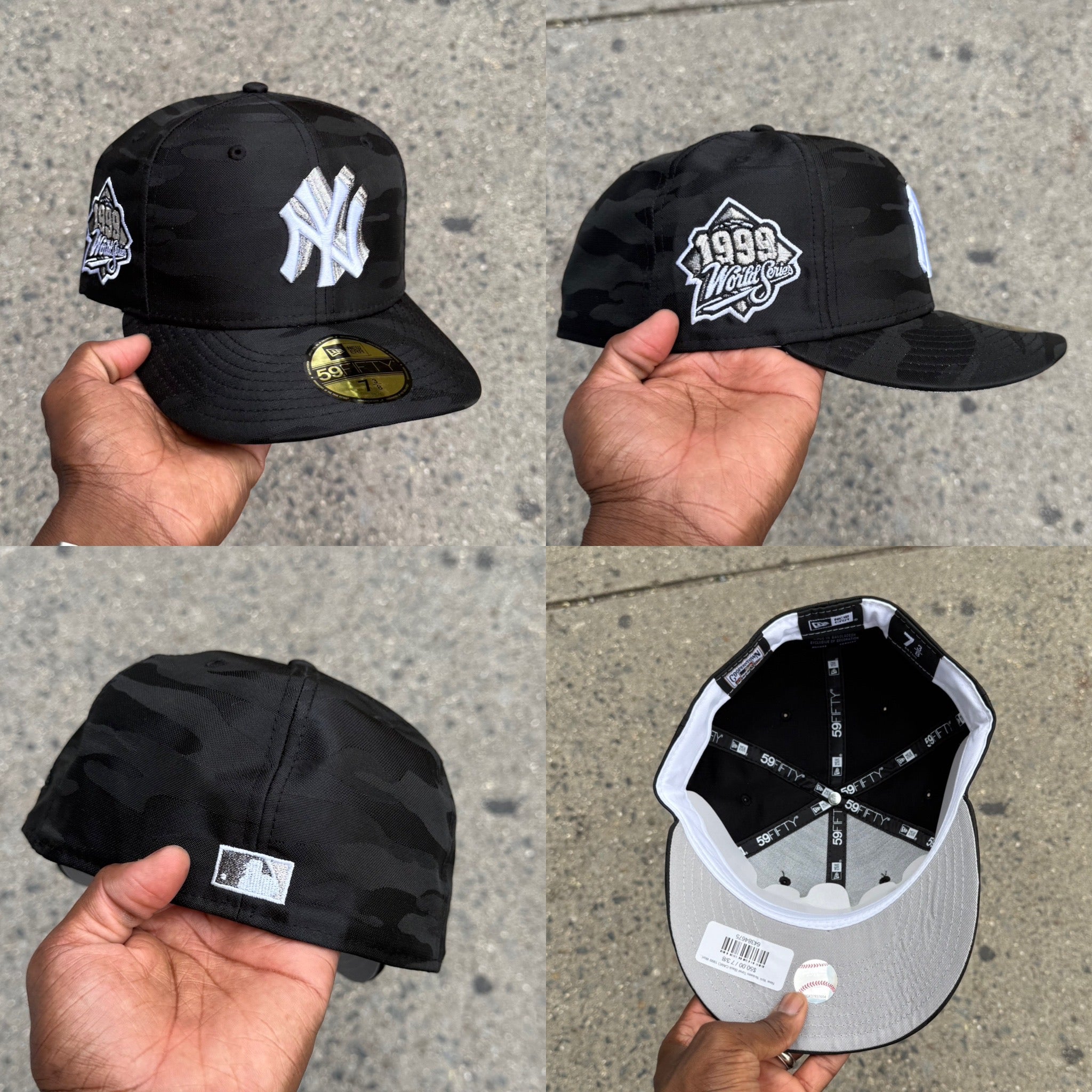 New York Yankees Tonal Black CAMO 1999 World Series