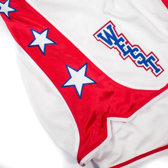 NBA ALL STAR GAME 2004 WHITE SHORTS
