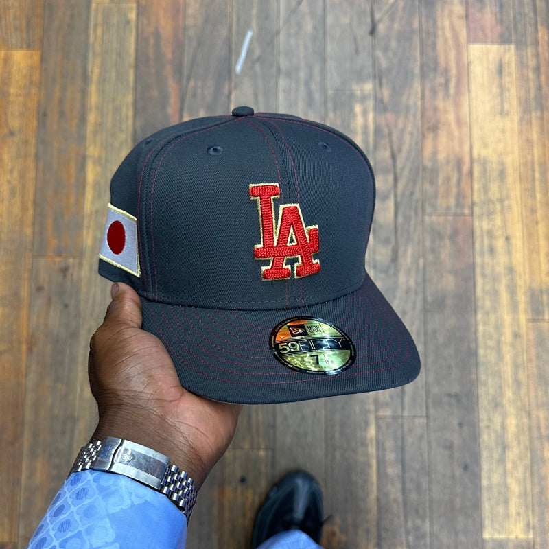 Los Angeles Dodgers Japan Dark Grey 5950 Fitted