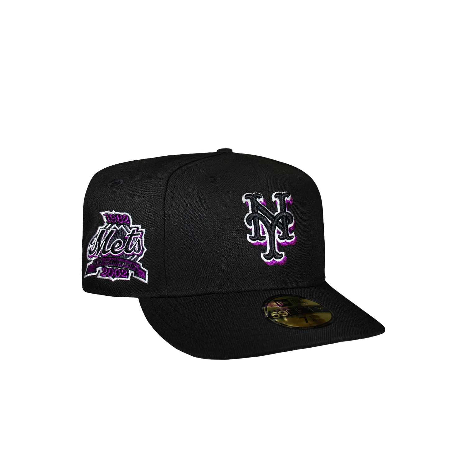 New York Mets All Black City Connect " Purple Outline" 40Th