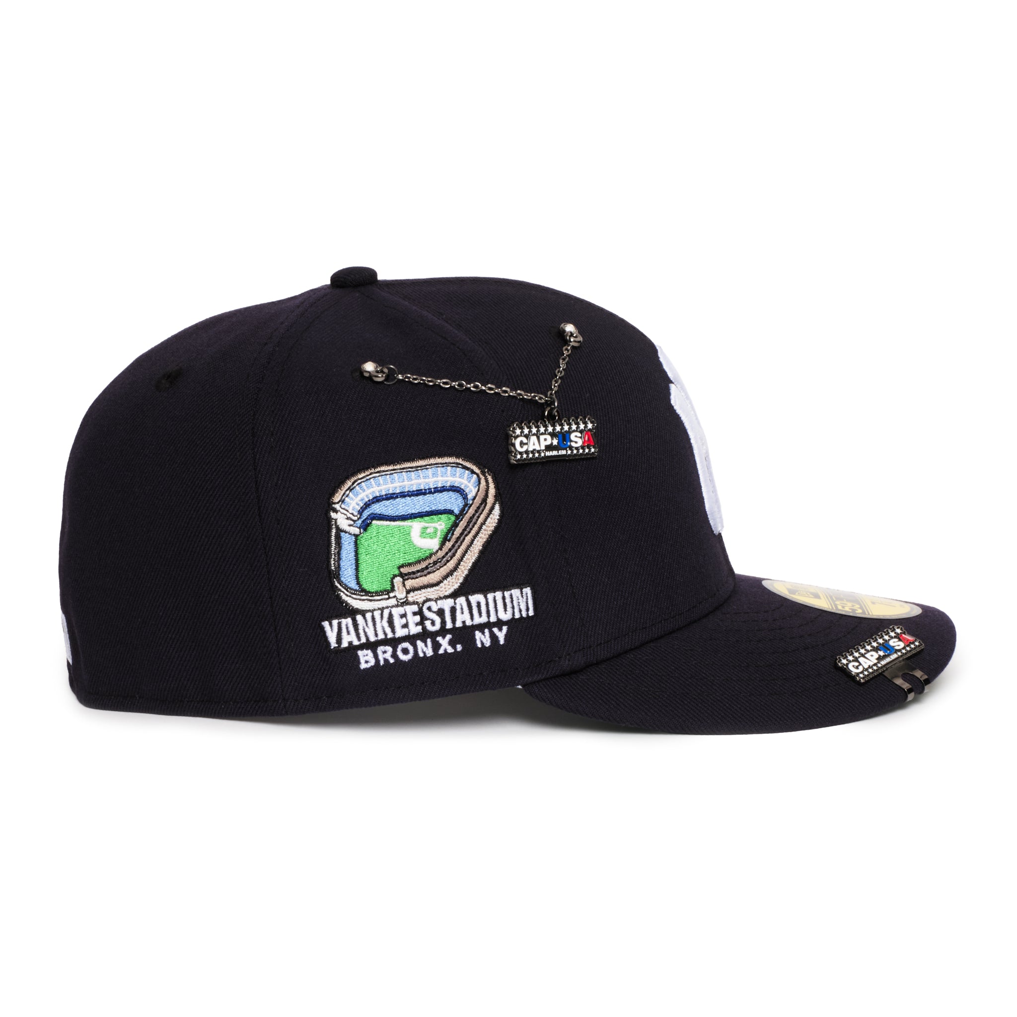 New York Yankees All Navy Stadium Patch Green UV