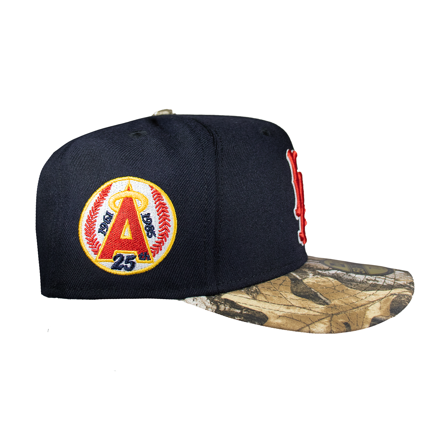 Los Angeles Angels Navy Blue and Real Tree