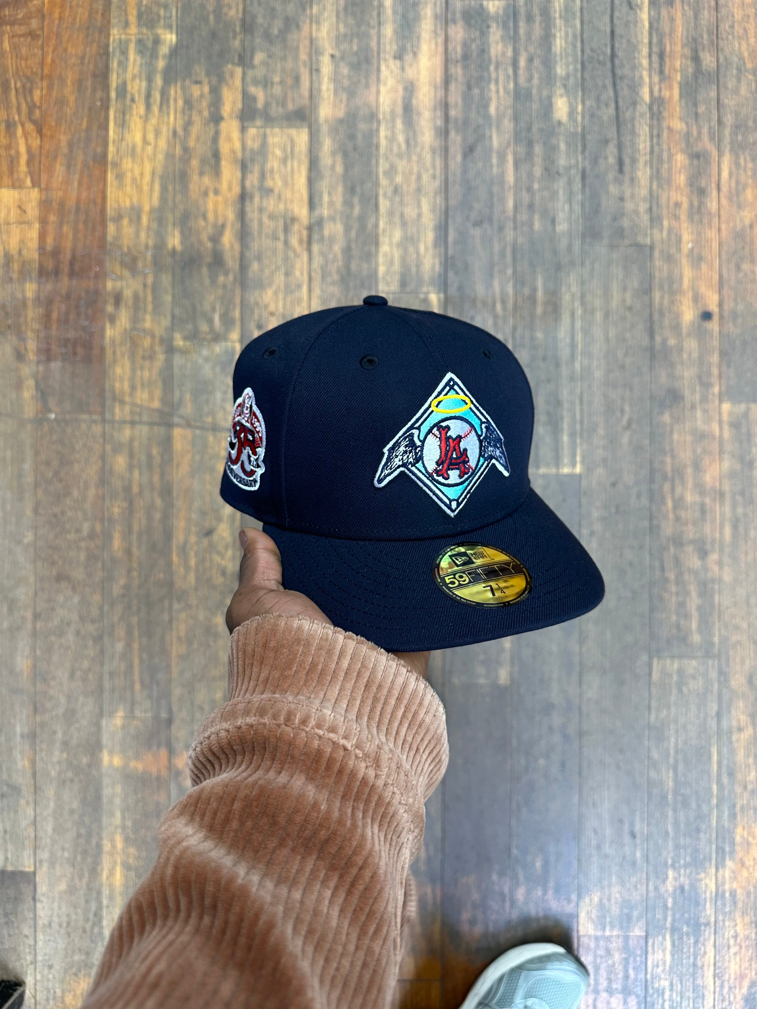 Los Angeles Angels All Navy w/ Wings Logo 35 Years Anniversary