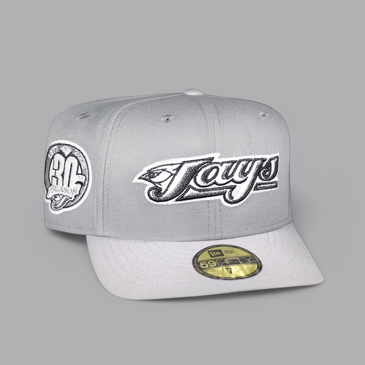 Toronto Blue Jays Dark Grey and Grey 30Th Anniversary