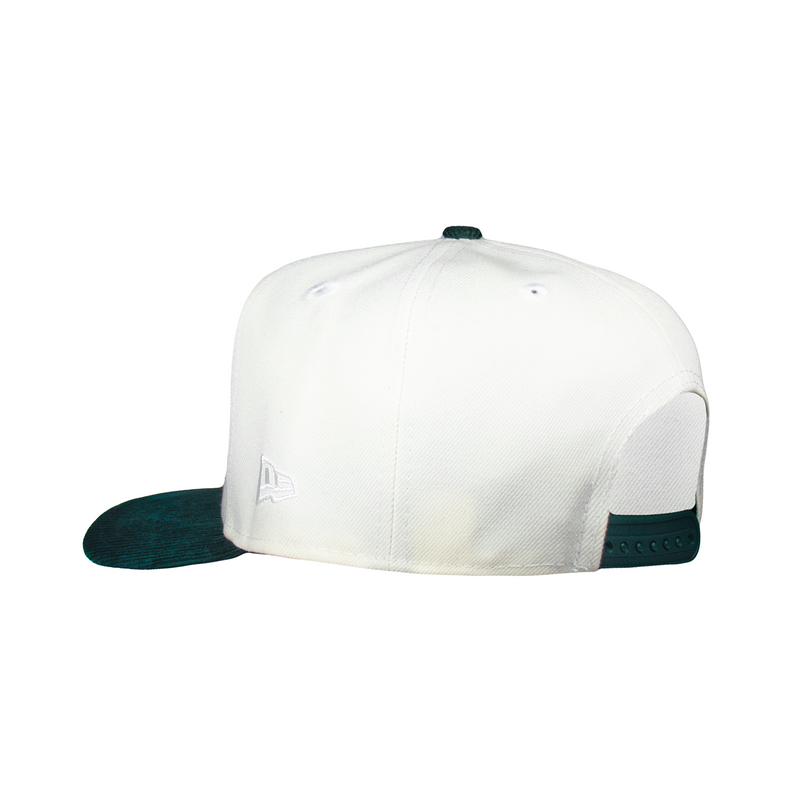 Minnesota Wild Creme and Green Cordy 950 AFrame Snap Back