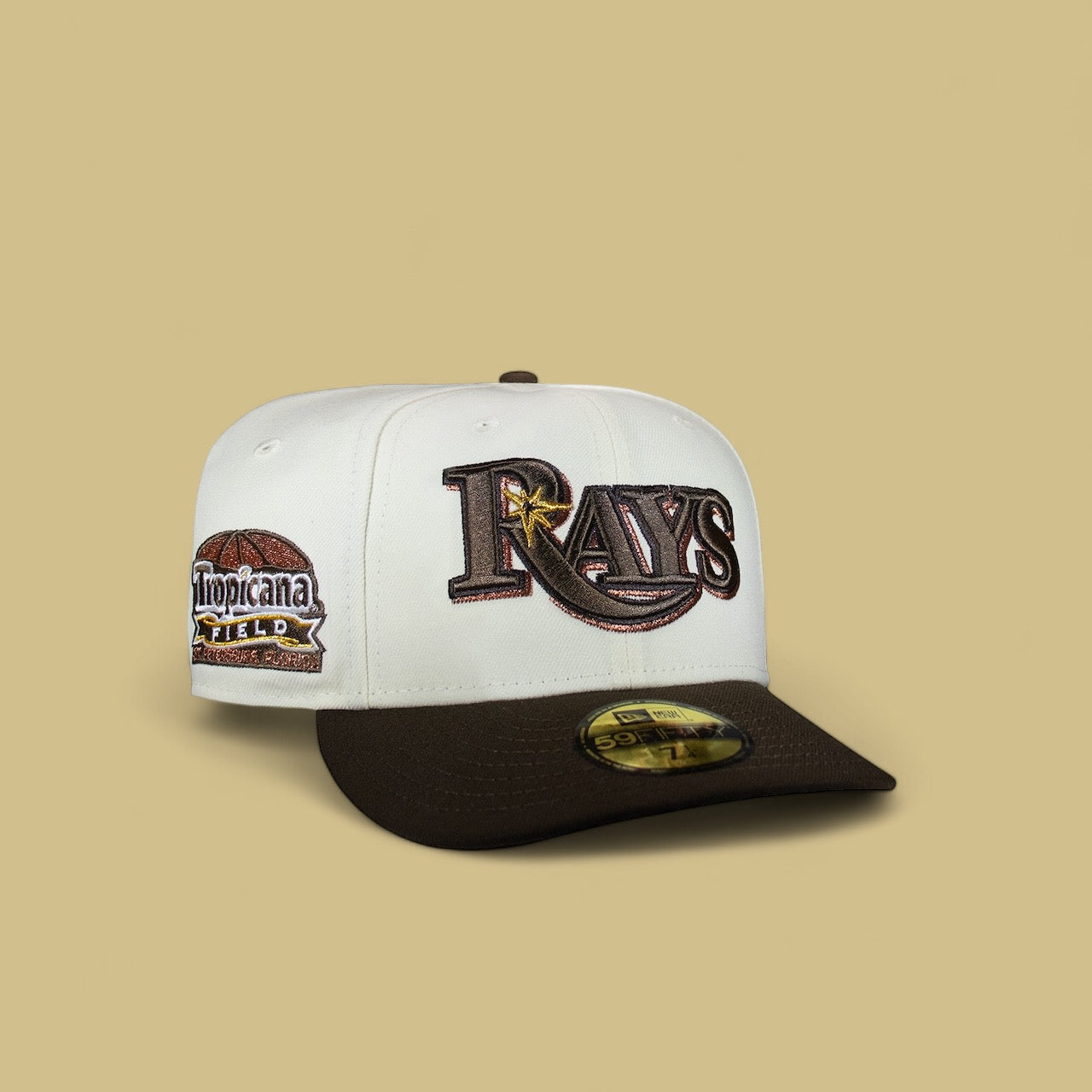 Tampa Bay Rays Creme and Brown Tropicana