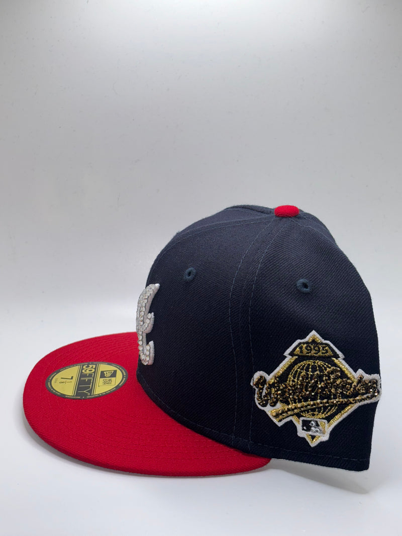 Atlanta Braves Crystallized Fitted World Series 1995