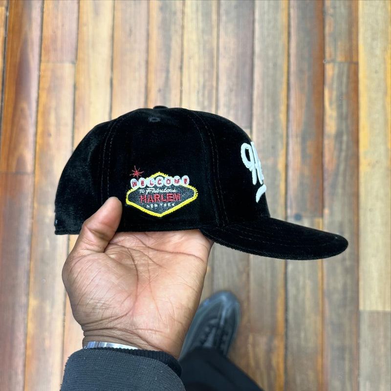 All Black Velvet Harlem 5950 Fitted