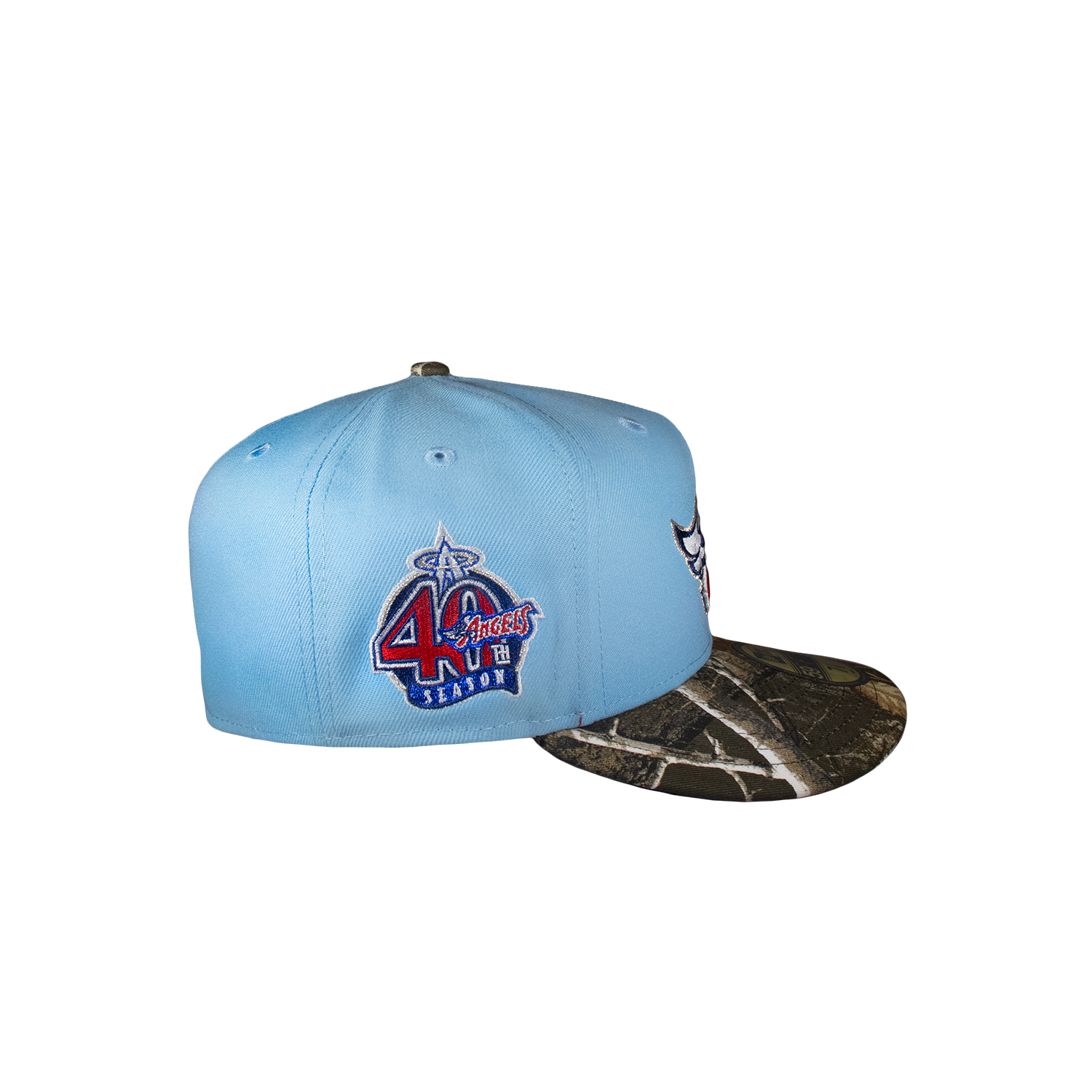 Anaheim Angels Sky Blue & Real Tree 40Th Anniversary