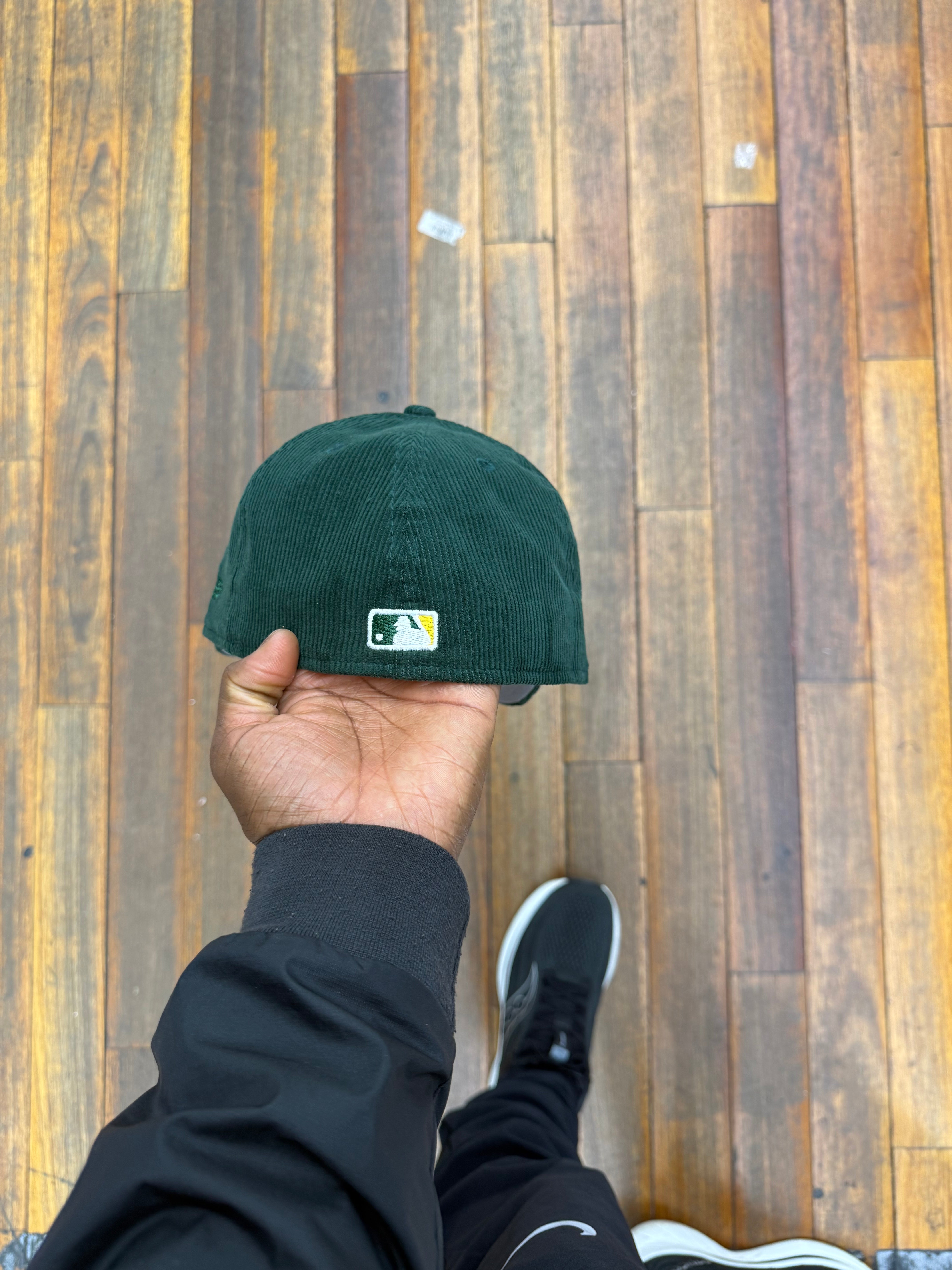 Oakland Athletics All Dark Green Corduroy Coliseum