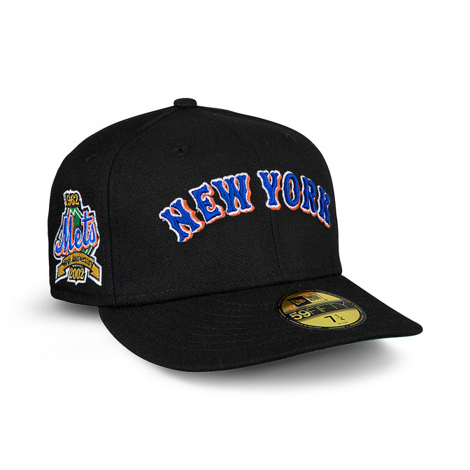 New York Mets All Black "Script" 50Th Anniv.