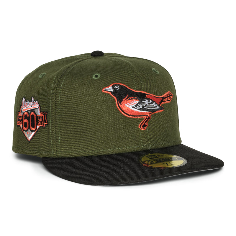 Baltimore Orioles Dark Olive and Black 60Th Anniversary – CAP USA NYC