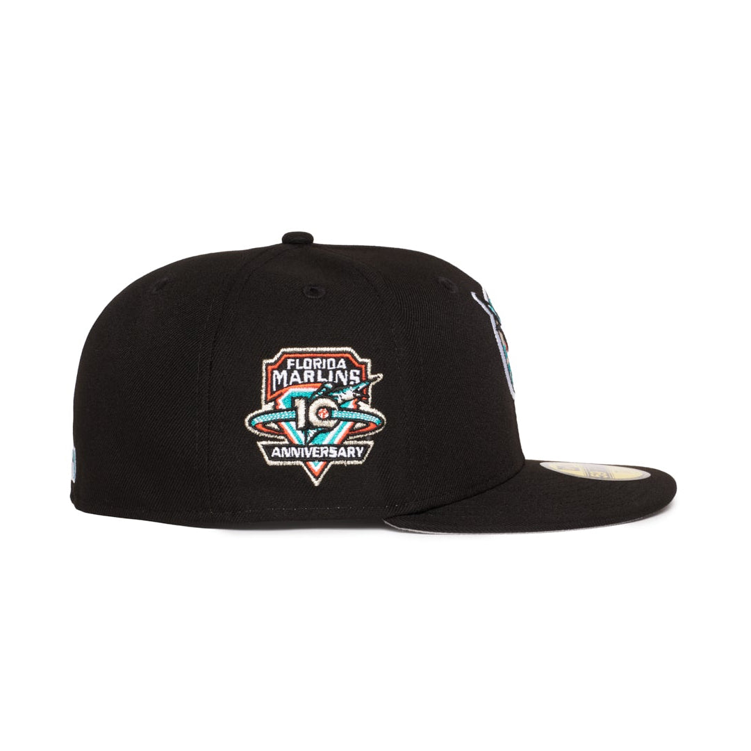 Florida Marlins All Black Alter. Logo 10 Years