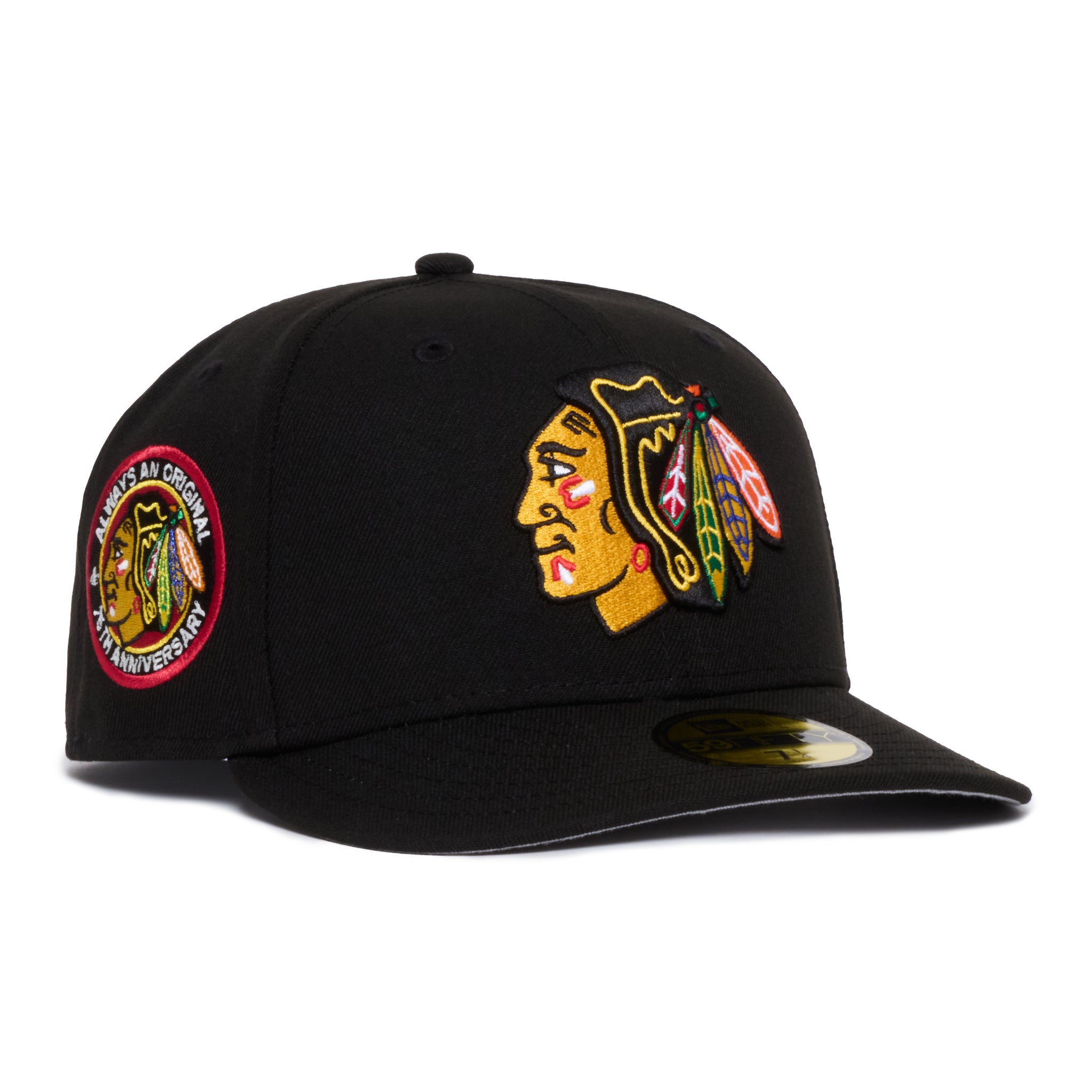 Chicago Black Hawks All Black 75Th Anniversary