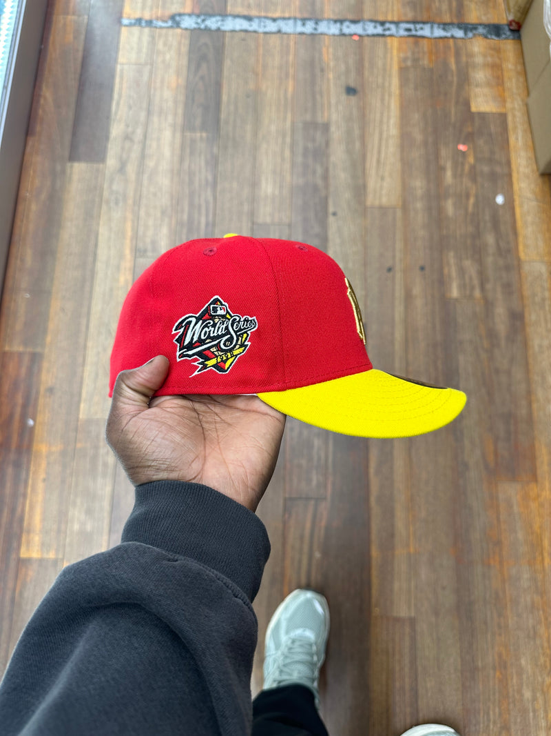 New York Yankees Red and Yellow 1998 World Series