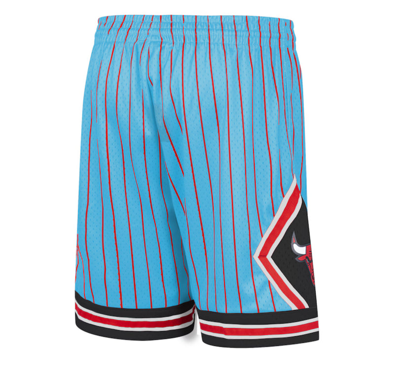 CHICAGO BULLS STRIPED SKY BLUE SHORTS