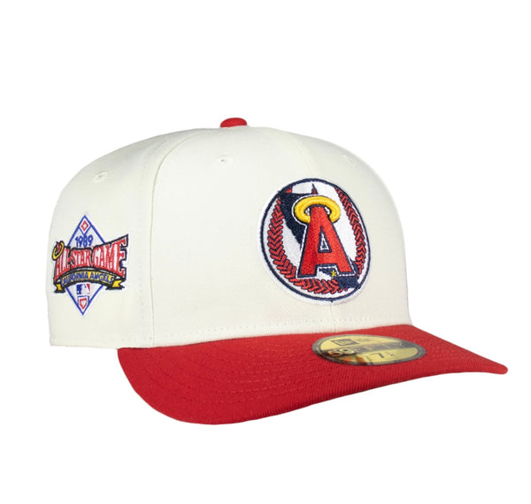 California Angels Chrome Creme White & Red 1989 All Star Game
