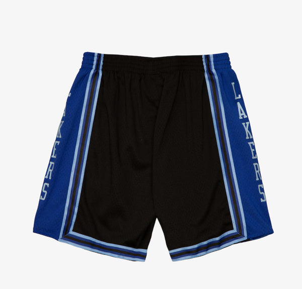 Los Angeles Lakers Black and Blue Shorts 1996