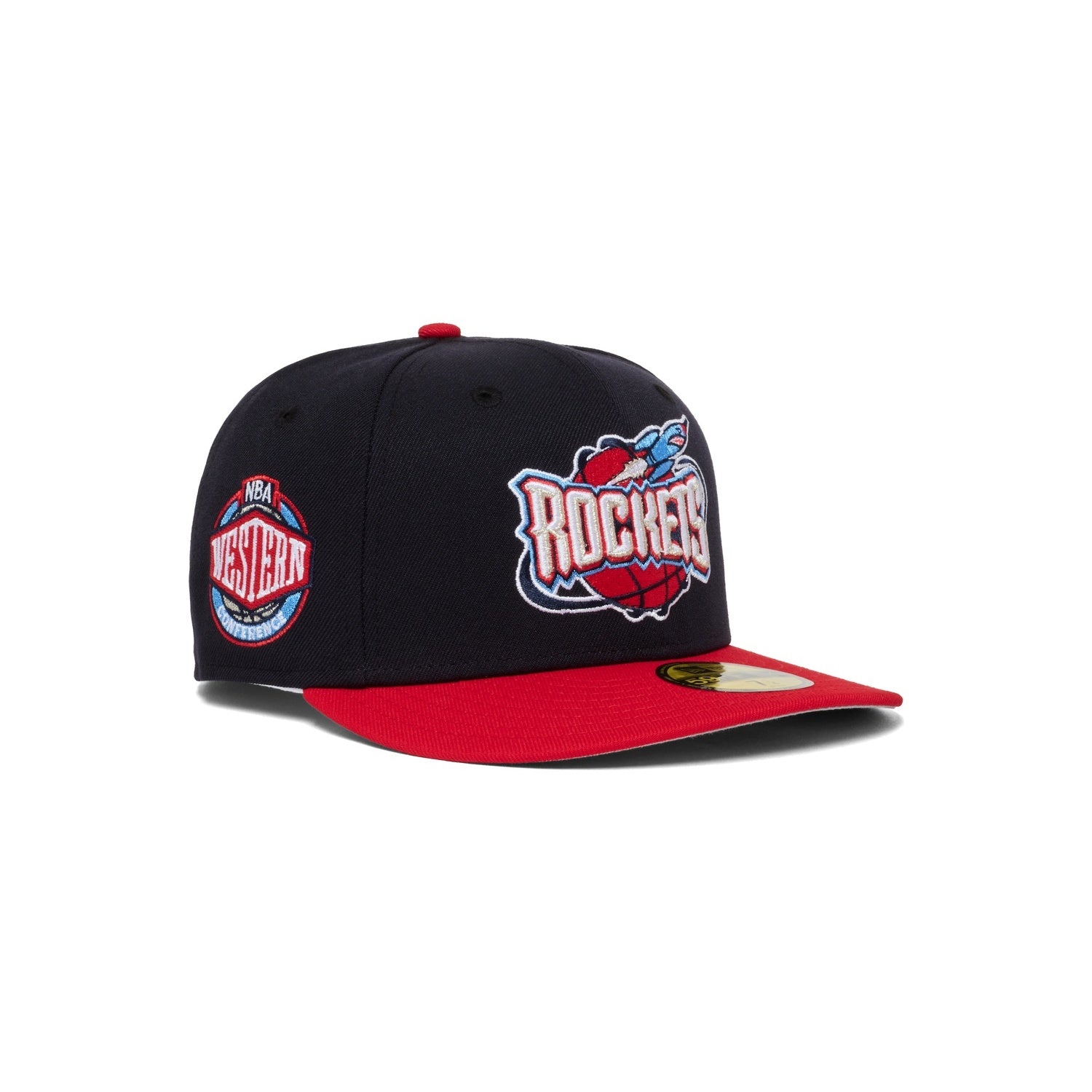 Houston Rockets "Rocket Logo" Navy and Red Western