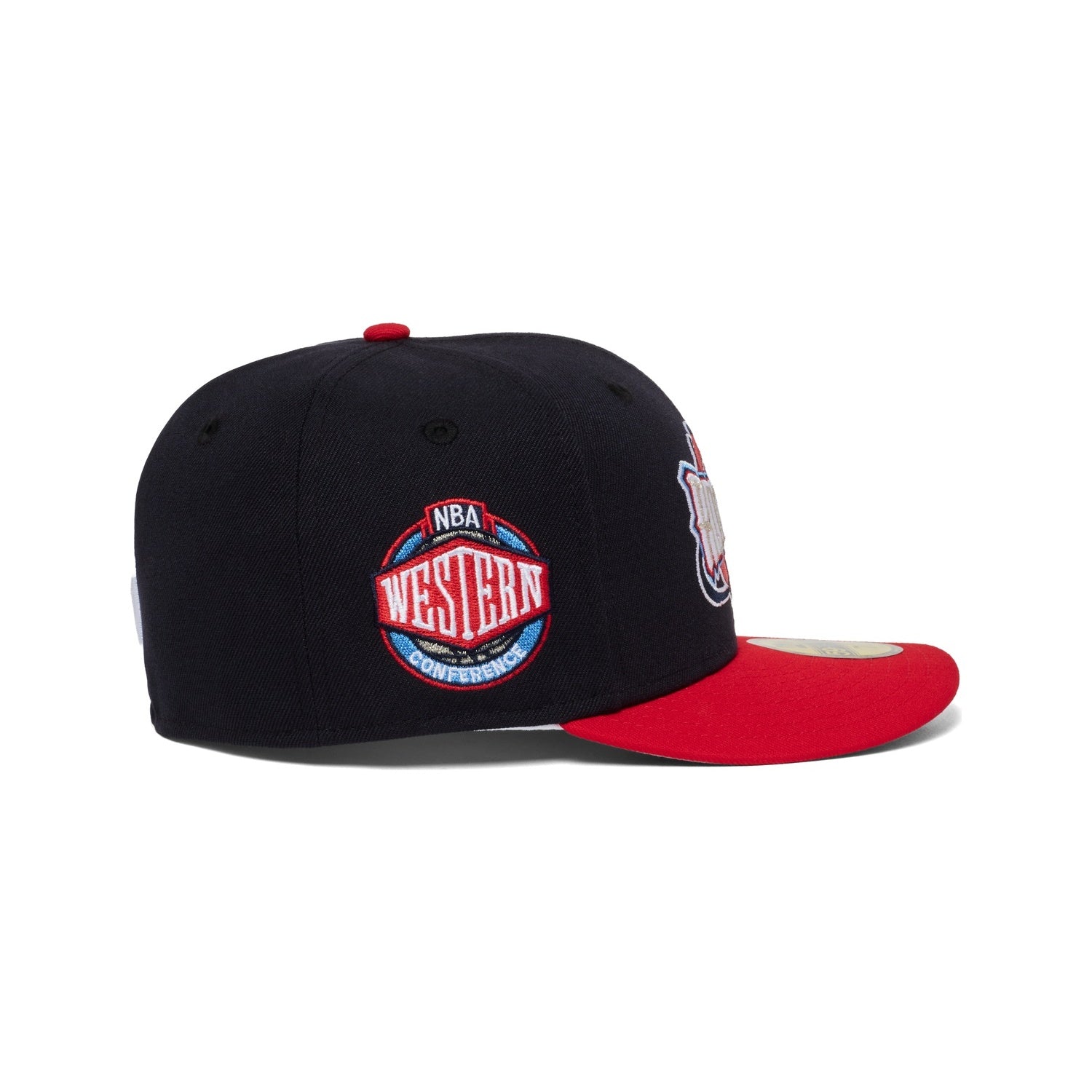 Houston Rockets "Rocket Logo" Navy and Red Western