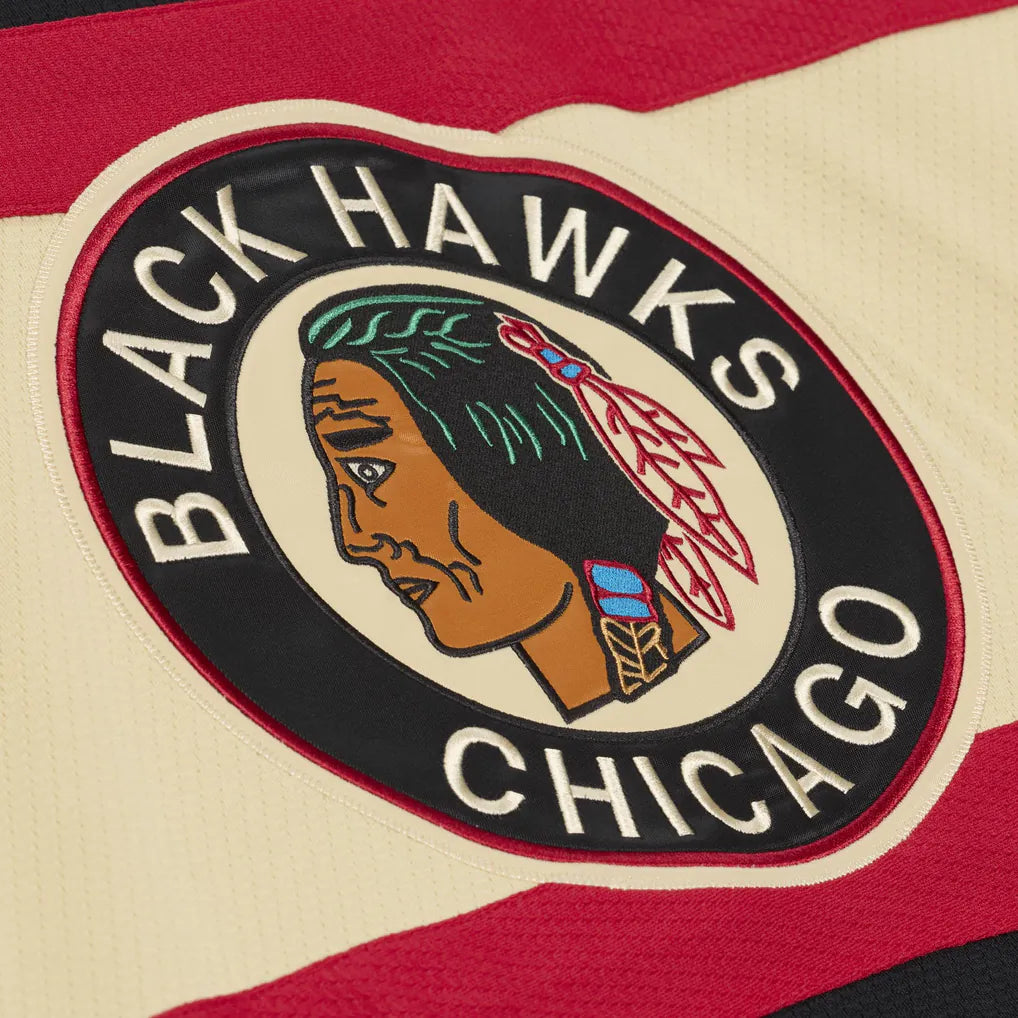 Chicago Black Hawks Black and Crème TOEWS Jersey