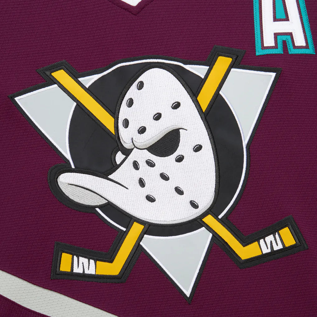Anaheim Ducks Plum and Teal Selanne Jersey