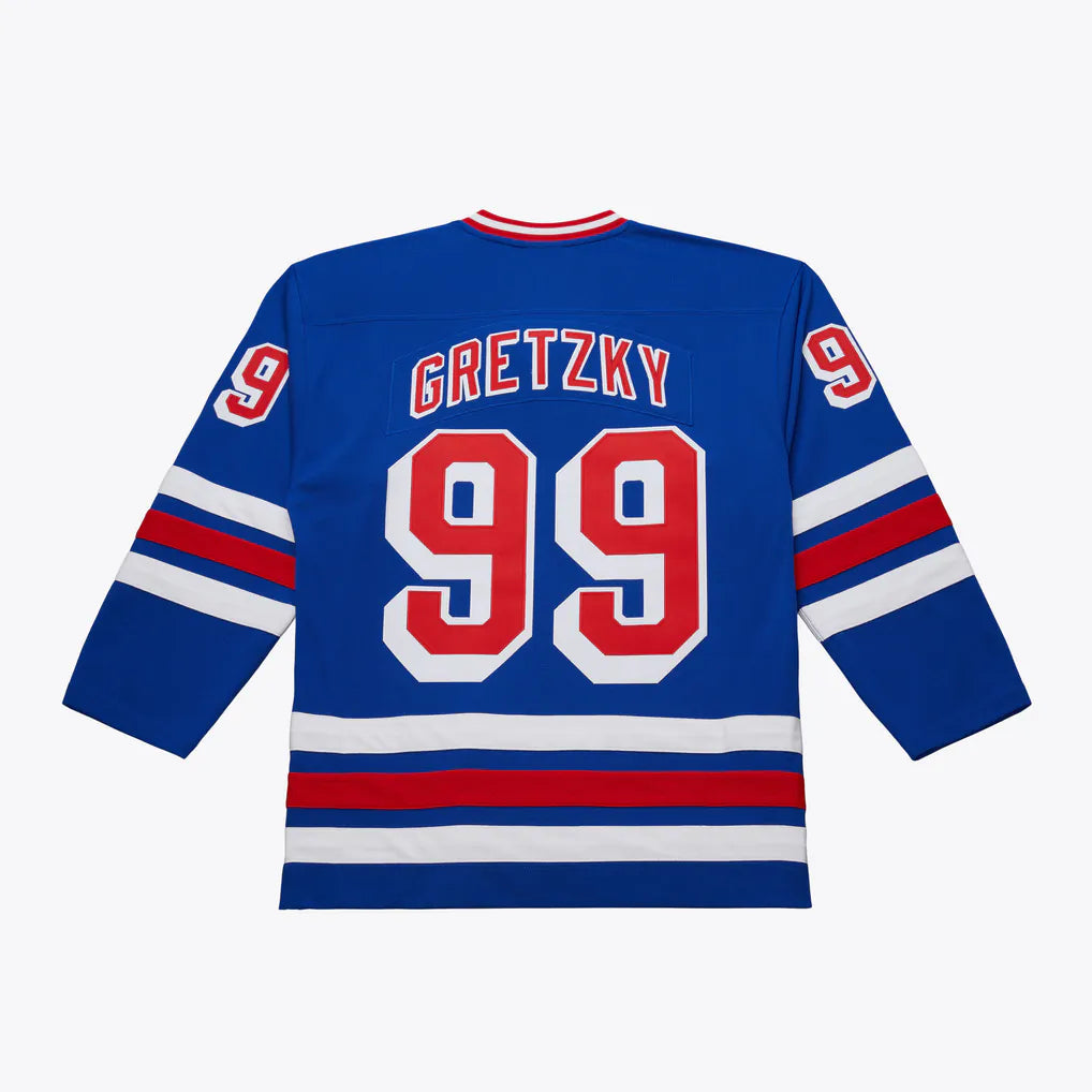 New York Rangers  Blue Wayne Gretzky Jersey