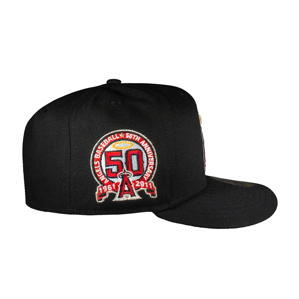 Anaheim Angels All Black 50Th Anniversary