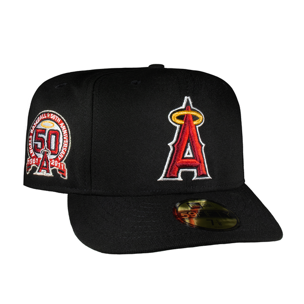 Anaheim Angels All Black 50Th Anniversary