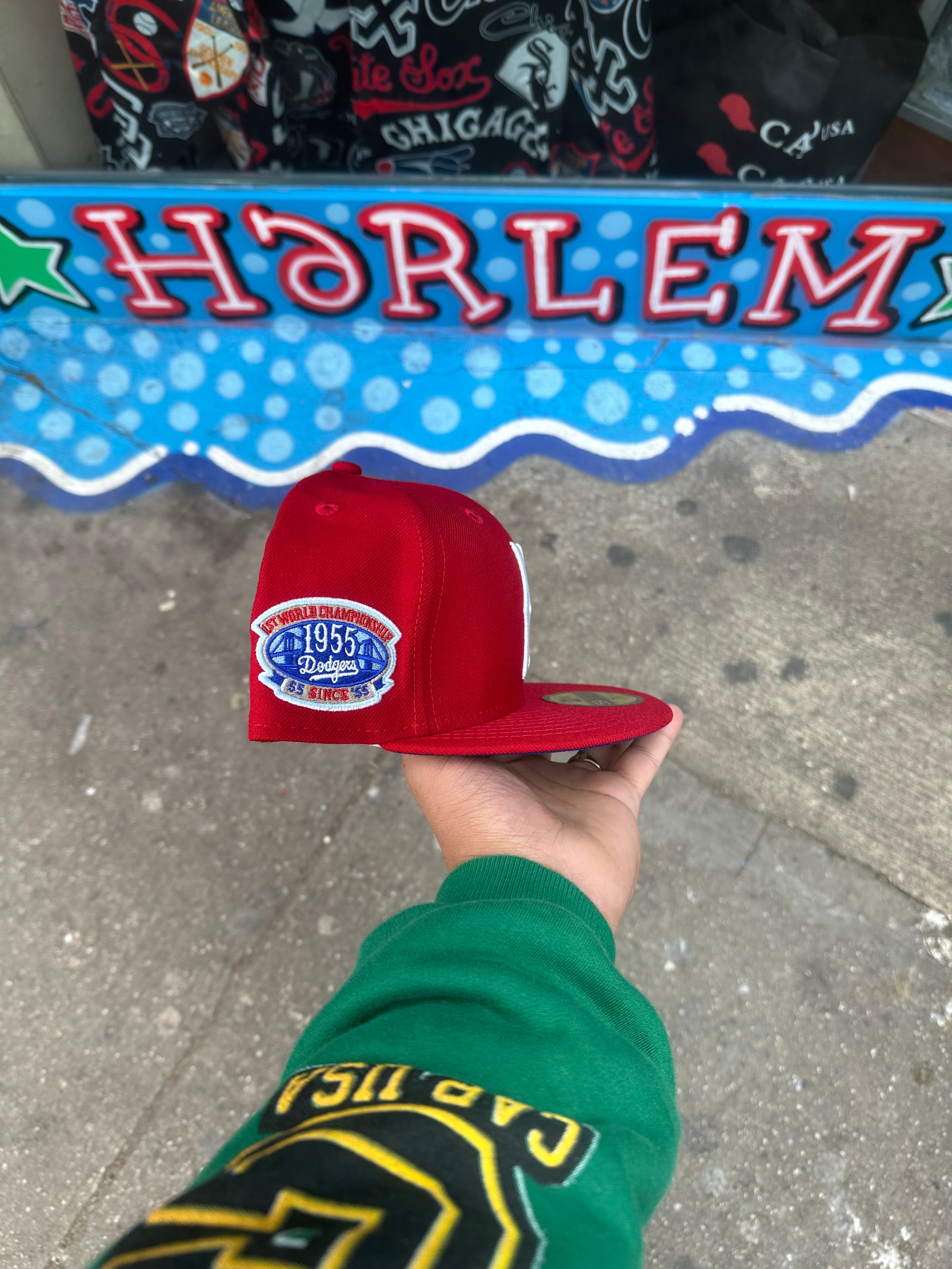 Brooklyn Dodgers All Red Blue UV 1955 World Series