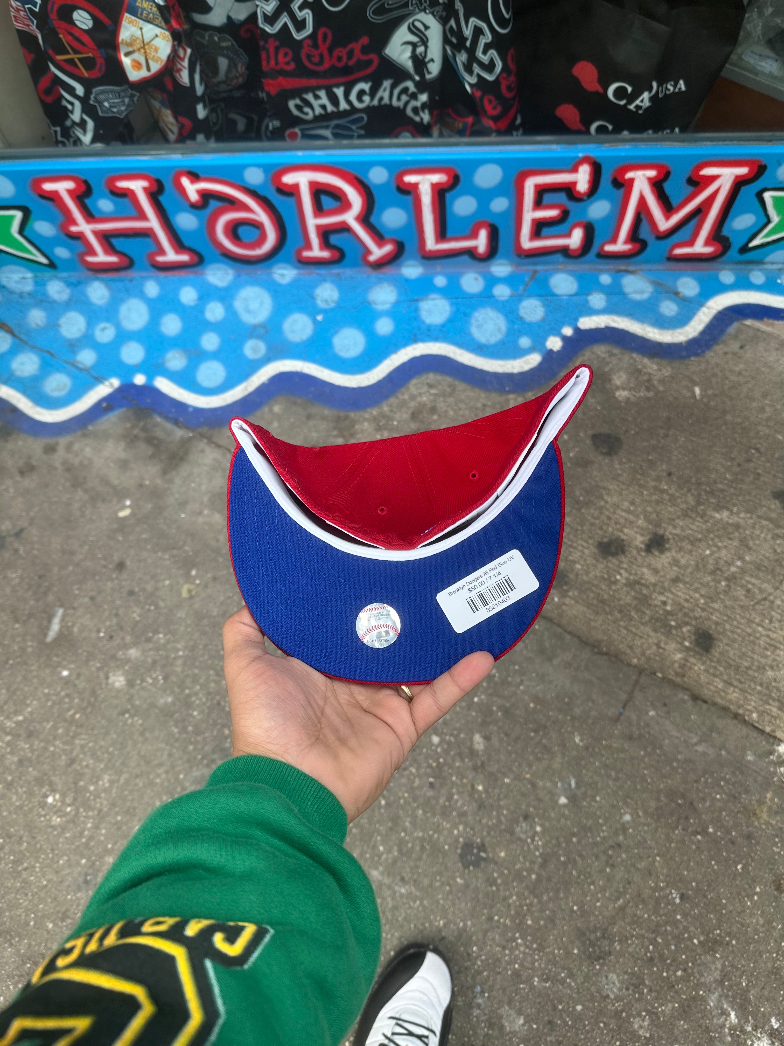 Brooklyn Dodgers All Red Blue UV 1955 World Series