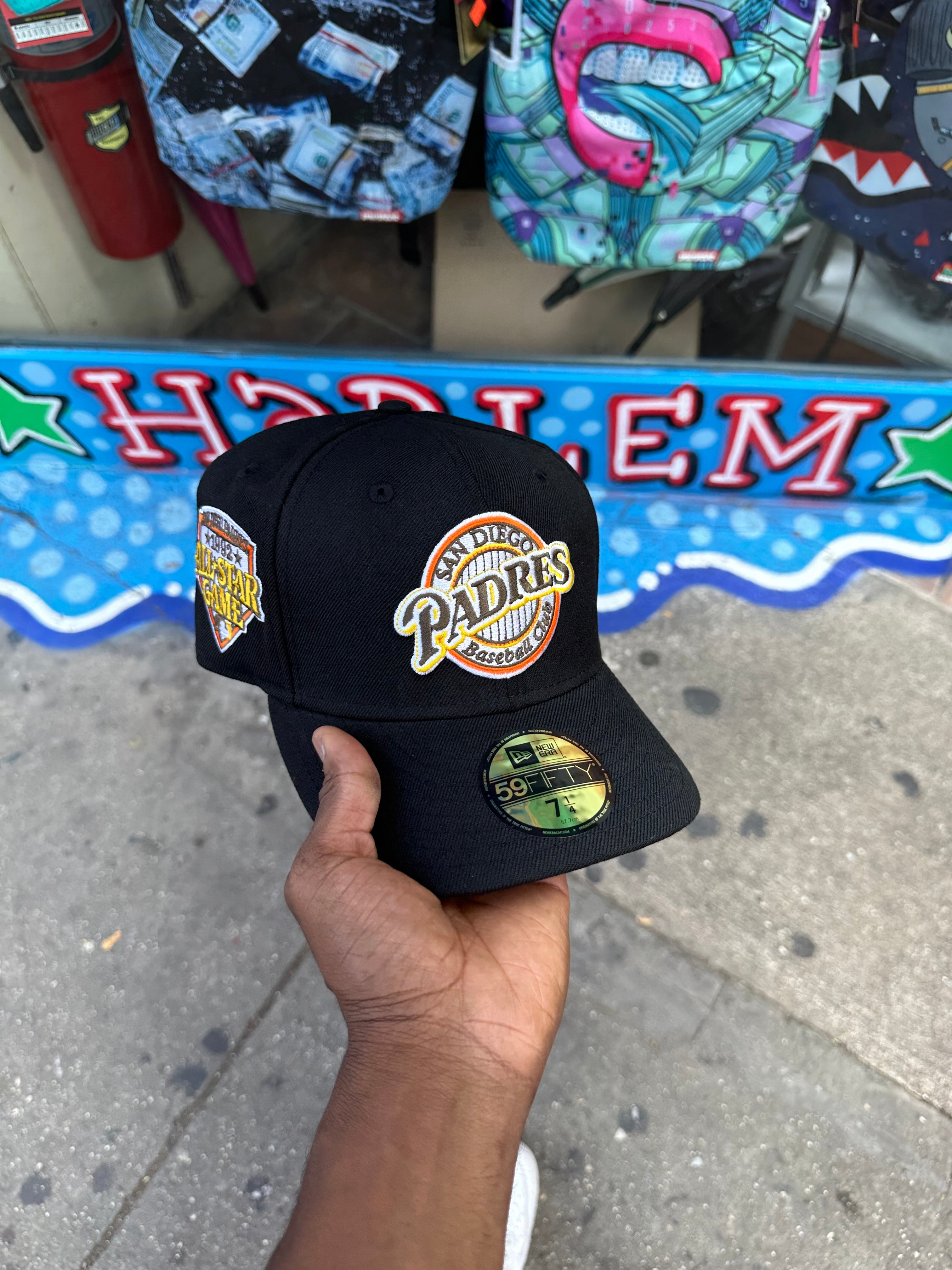 San Diego Padres All Black "Circle Logo" 1992 ASG