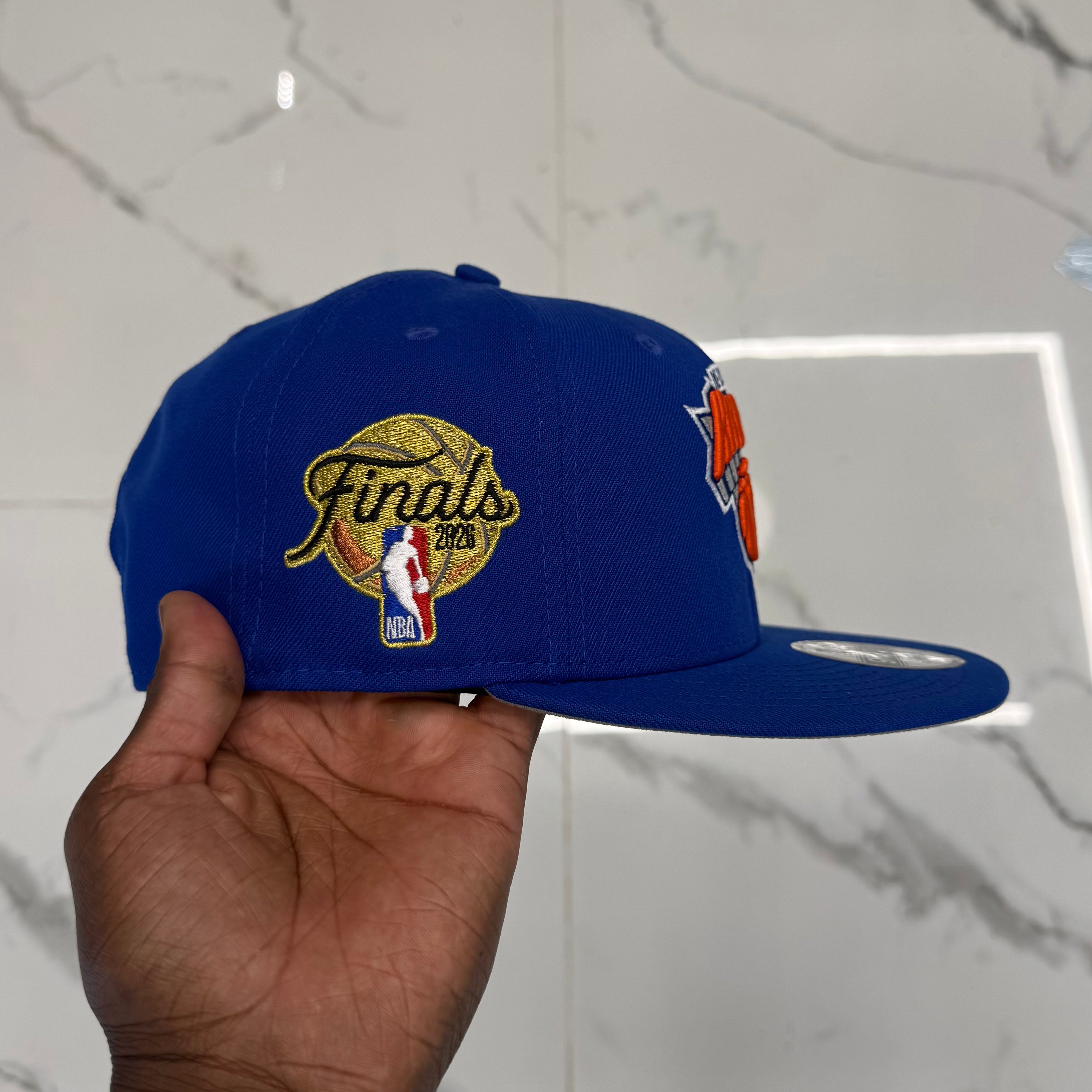 New York Knicks All Royal 950 Classic Finals Snap Back