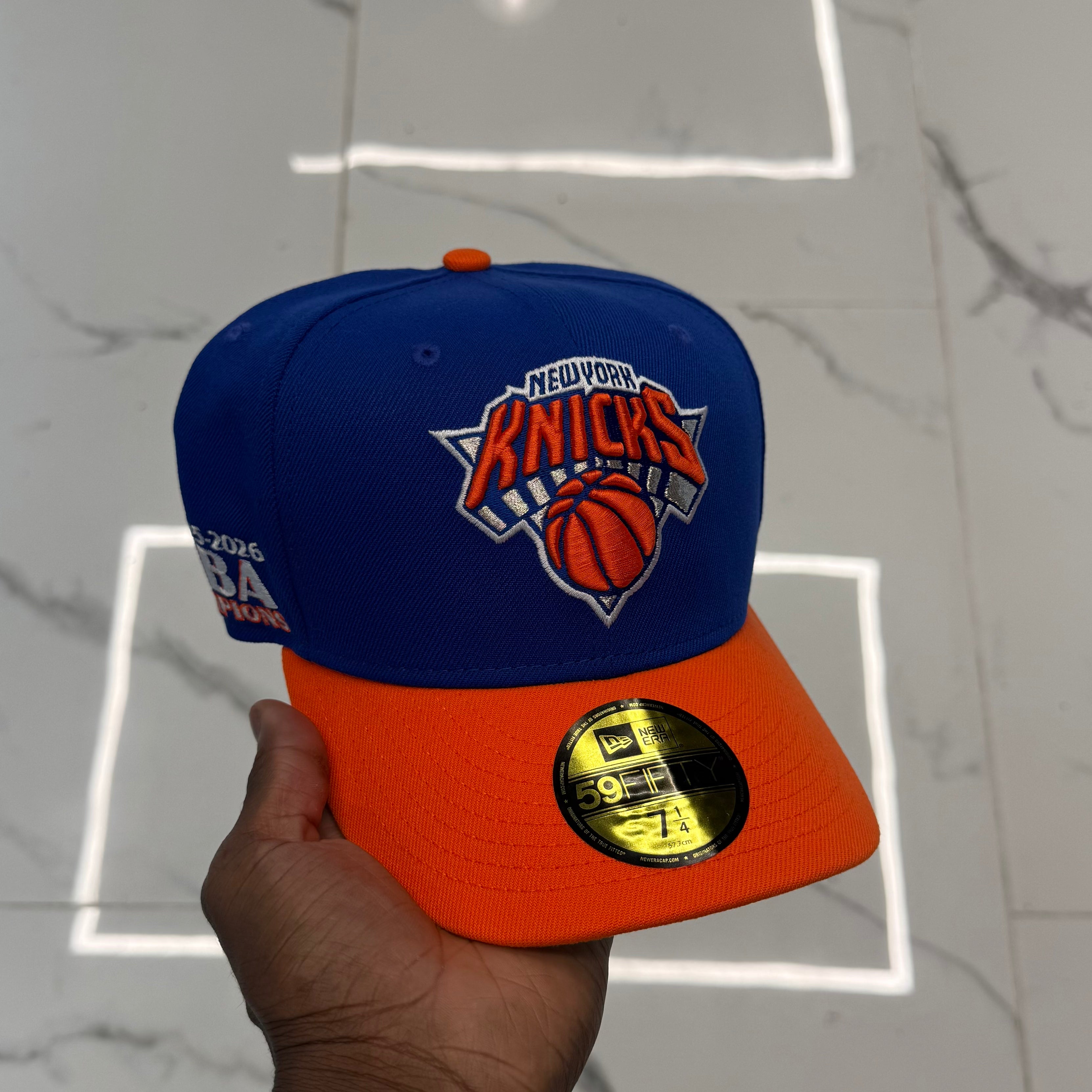 New York Knicks Royal and Orange NBA Champs Patch 2026