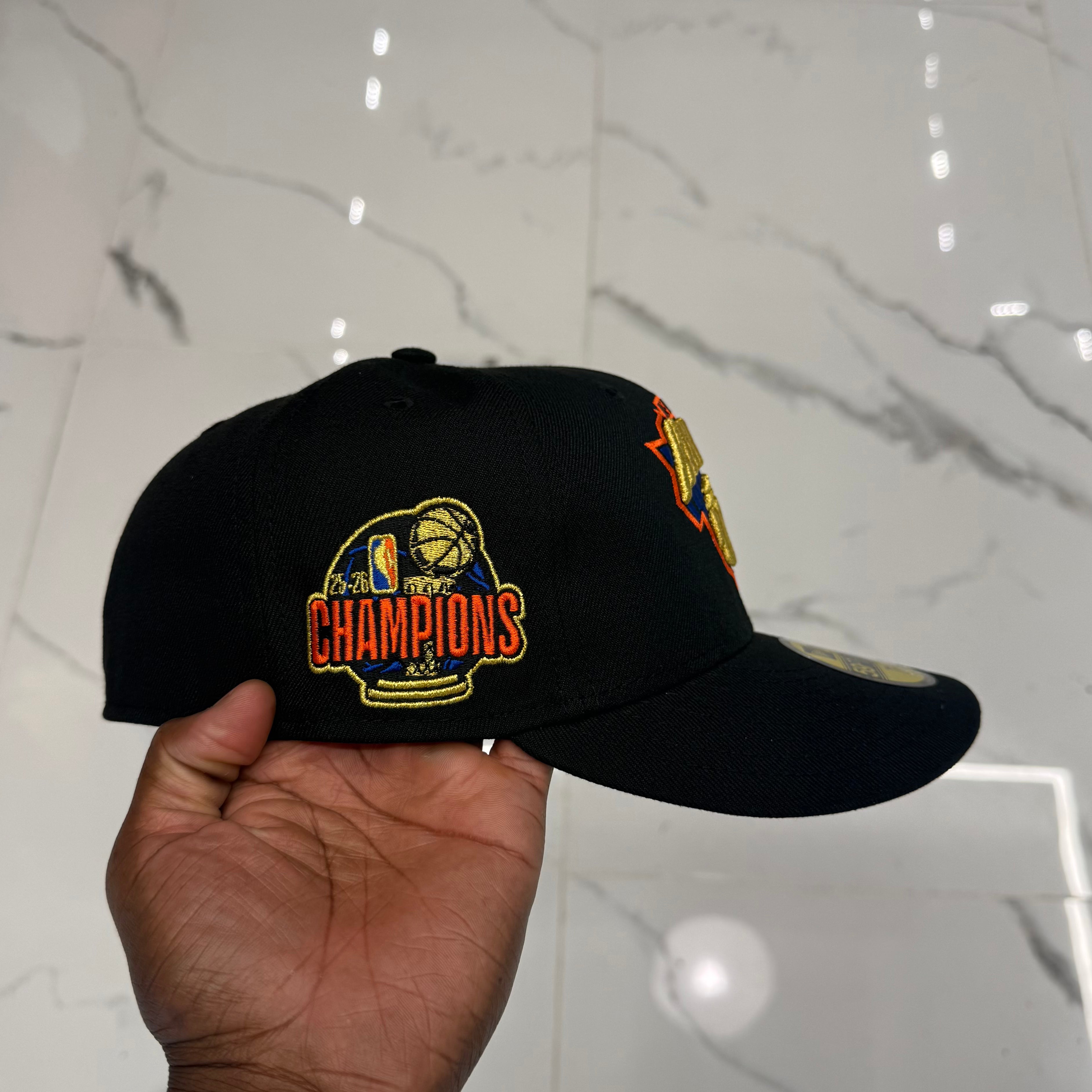 New York Knicks Black and Gold 2026 Champions