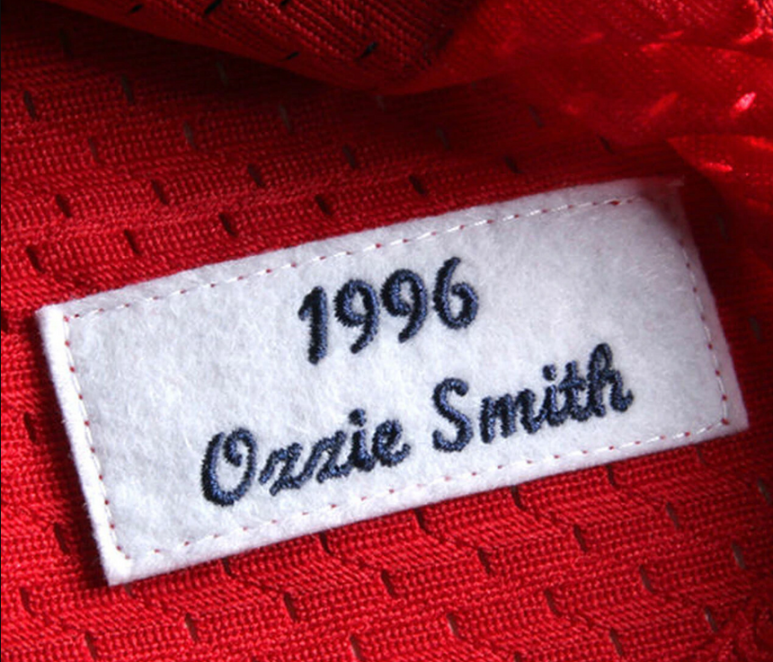 ST. Louis Cardinals Jersey Red Ozzie Smith