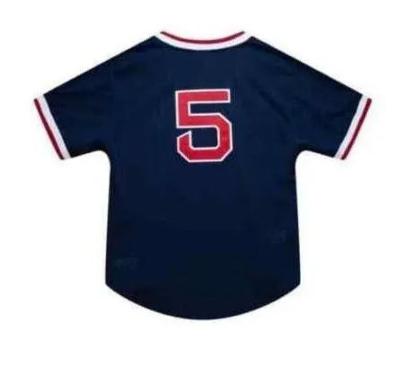 Boston Red Sox Navy Blue Jersey 5