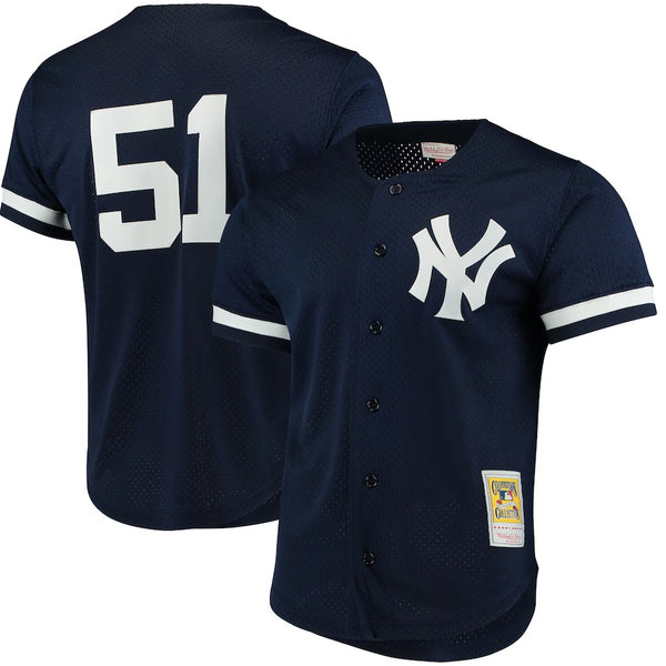 ニューヨーク・ヤンキース 51番 ユニホーム New York Yankees Blue Bernie Williams 51 Jersey – CAP USA NYC