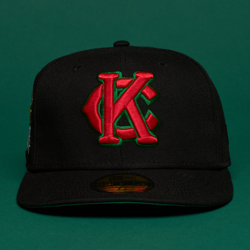 Kansas City Monarchs Black Red and Green Logo Negro Leagues