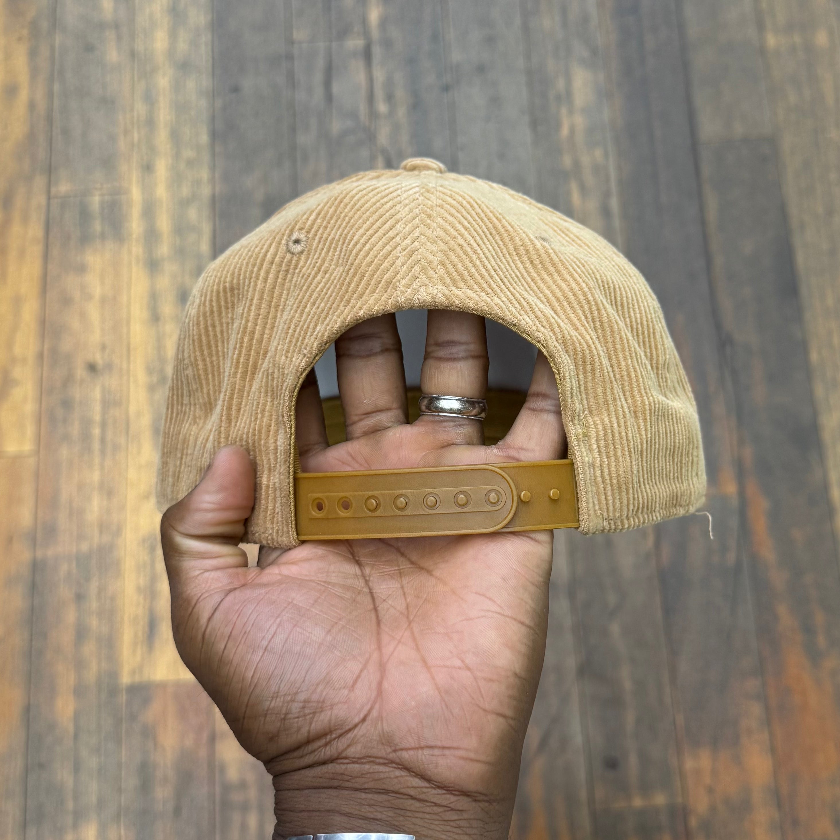 Make Harlem Great Again Tan Corduroy Snap Back