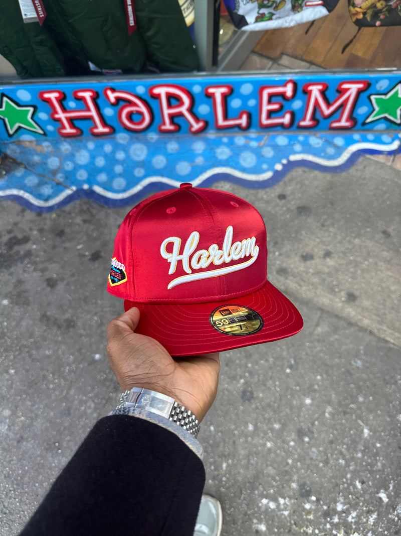 HARLEM RED SATIN 5950 FITTED