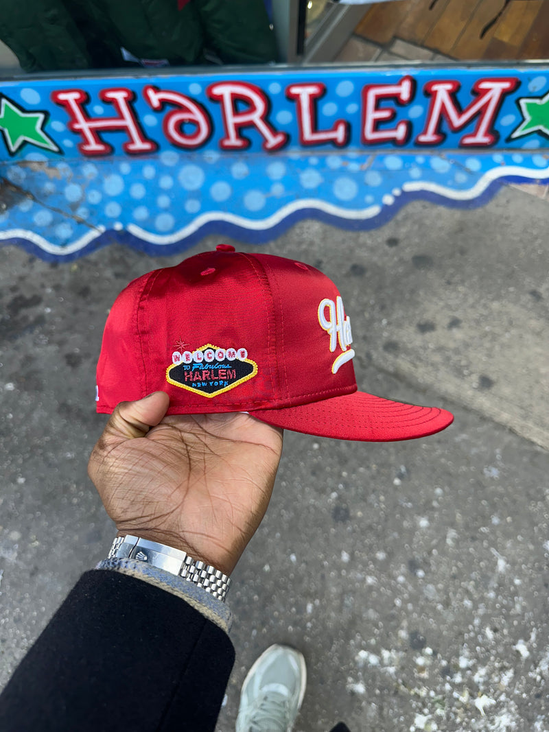 HARLEM RED SATIN 5950 FITTED