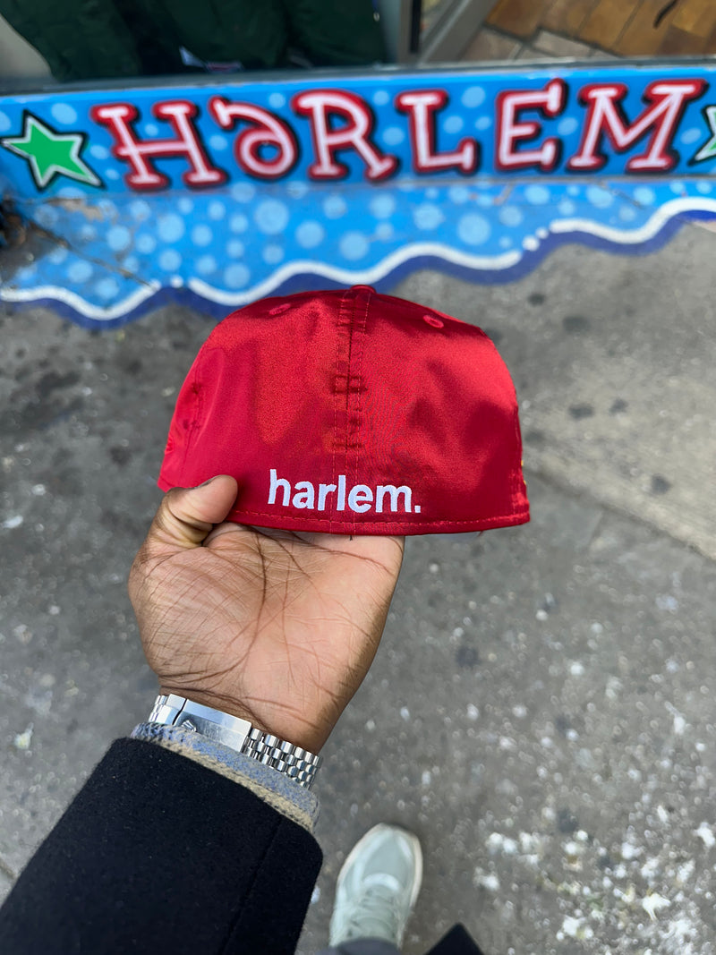 HARLEM RED SATIN 5950 FITTED