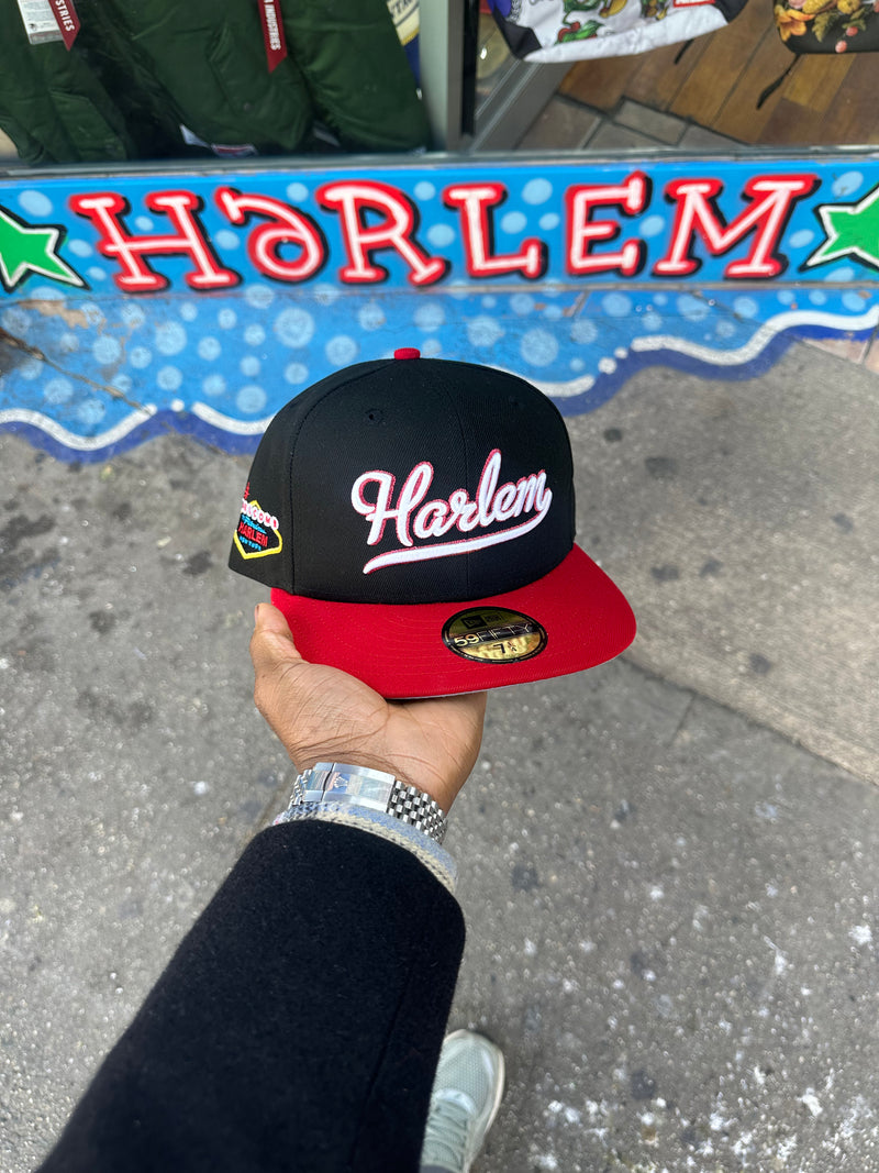 HARLEM BLACK AND RED 5950 FITTED