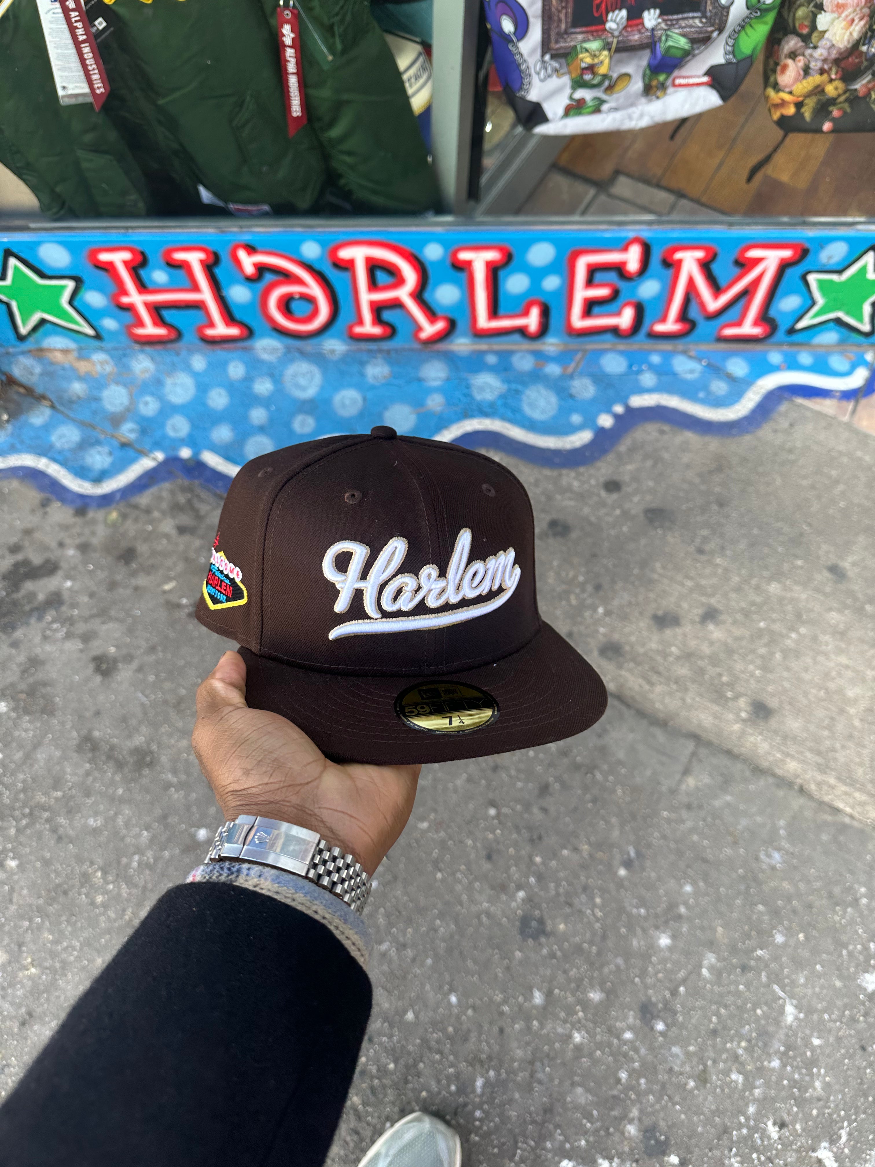Harlem Dark Brown Creme Outline 5950 Fitted
