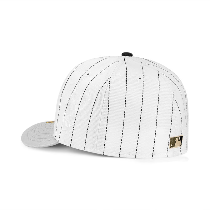 Los Angeles Dodgers White Striped Silver 40Th