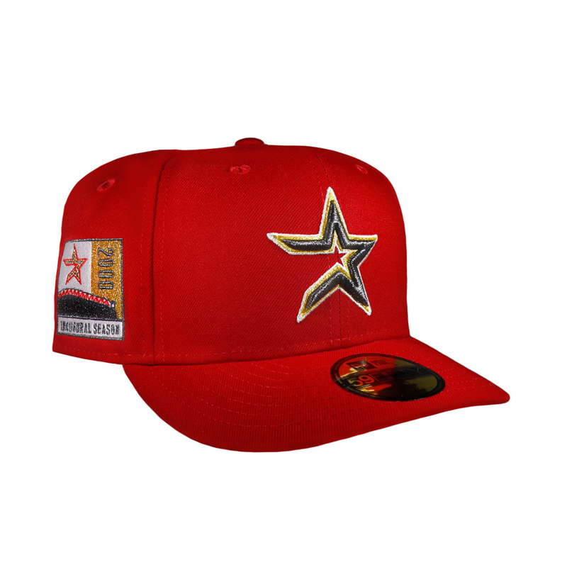 Houston Astros All Red Silver Star 2000 Inaugural