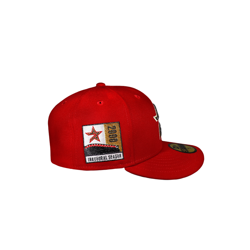 Houston Astros All Red Silver Star 2000 Inaugural