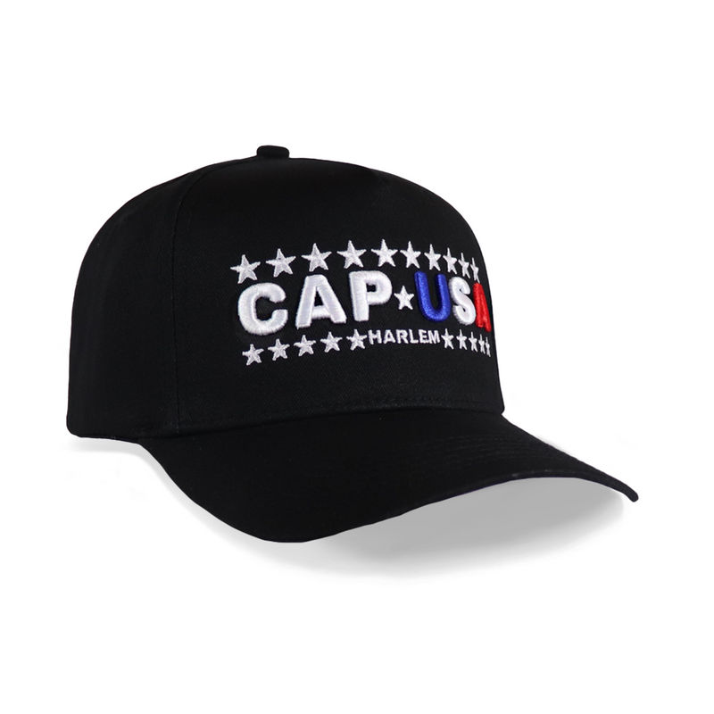 CAP USA All Black Snapback