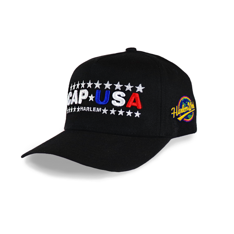 CAP USA All Black Snapback